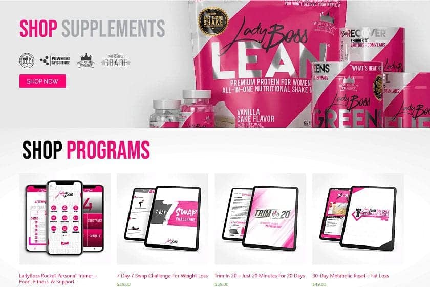 LadyBoss Health And Weight Loss Online Store